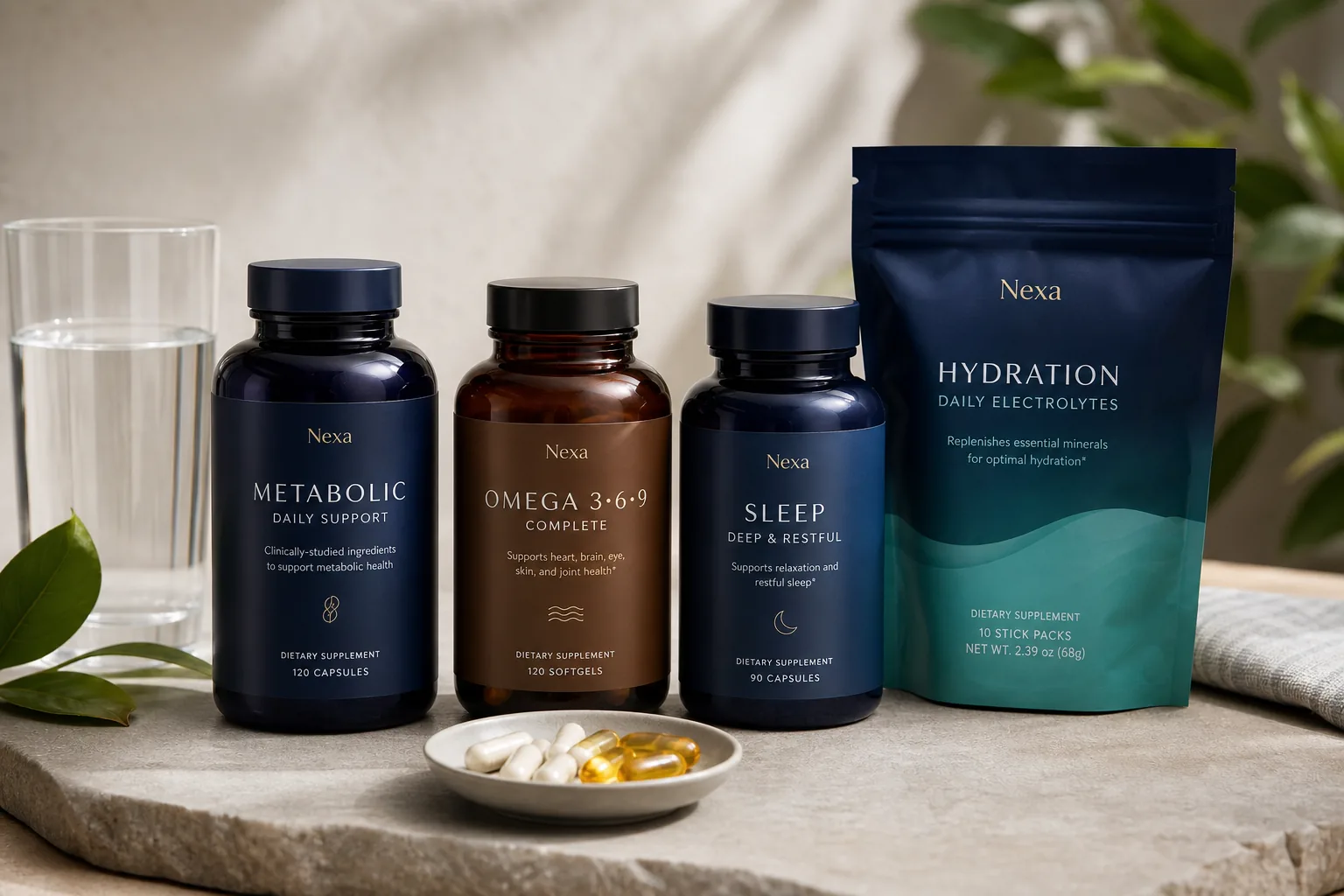 Curated dietary supplement bundles